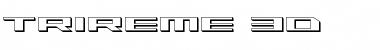 Download Trireme 3D Font Download Trireme 3D Font