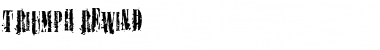 Download TRIUMPH REWIND Font Download TRIUMPH REWIND Font