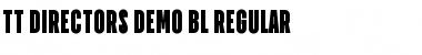 Download TT Directors DEMO Black Font Download TT Directors DEMO Black Font