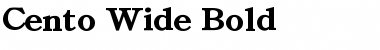 Download Cento Wide Font Download Cento Wide Font