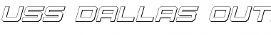 Download U.S.S. Dallas Outline Italic Font Download U.S.S. Dallas Outline Italic Font
