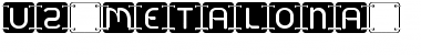 Download U2 Metalona* Font Download U2 Metalona* Font