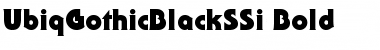 Download UbiqGothicBlackSSi Font Download UbiqGothicBlackSSi Font