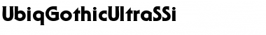 Download UbiqGothicUltraSSi Font Download UbiqGothicUltraSSi Font