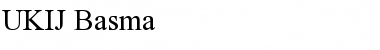 Download UKIJ Basma Font Download UKIJ Basma Font