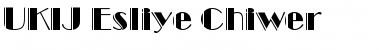 Download UKIJ Esliye Chiwer Font Download UKIJ Esliye Chiwer Font
