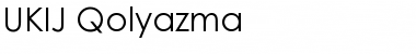 Download UKIJ Qolyazma Font Download UKIJ Qolyazma Font