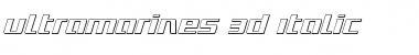Download Ultramarines 3D Italic Font Download Ultramarines 3D Italic Font