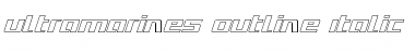 Download Ultramarines Outline Italic Font Download Ultramarines Outline Italic Font