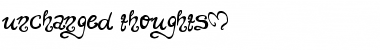 Download unchanged thoughts$ Font Download unchanged thoughts$ Font