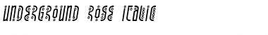 Download Underground Rose Italic Font Download Underground Rose Italic Font