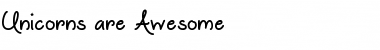 Download Unicorns are Awesome Font Download Unicorns are Awesome Font