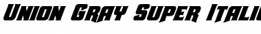 Download Union Gray Super-Italic Font Download Union Gray Super-Italic Font