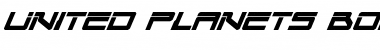 Download United Planets Bold Italic Font Download United Planets Bold Italic Font