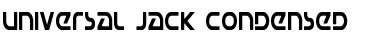 Download Universal Jack Condensed Font Download Universal Jack Condensed Font