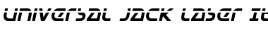 Download Universal Jack Laser Italic Font Download Universal Jack Laser Italic Font
