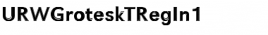 Download URWGroteskTRegIn1 Font Download URWGroteskTRegIn1 Font