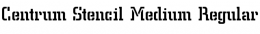 Download Centrum-Stencil-Medium Font Download Centrum-Stencil-Medium Font