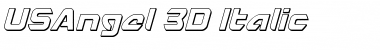 Download USAngel 3D Italic Font Download USAngel 3D Italic Font