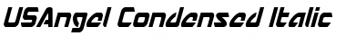 Download USAngel Condensed Italic Font Download USAngel Condensed Italic Font