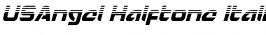Download USAngel Halftone Italic Font Download USAngel Halftone Italic Font