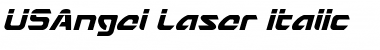 Download USAngel Laser Italic Font Download USAngel Laser Italic Font