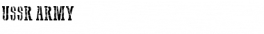 Download USSR Army Font Download USSR Army Font