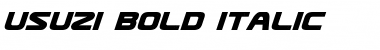 Download Usuzi Bold Italic Font Download Usuzi Bold Italic Font