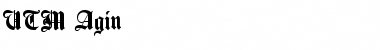 Download UTM Agin Font Download UTM Agin Font