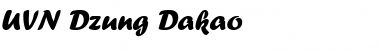 Download UVN Dzung Dakao Font Download UVN Dzung Dakao Font