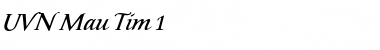 Download UVN Mau Tim 1 Font Download UVN Mau Tim 1 Font