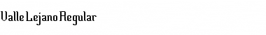 Download Valle Lejano Font Download Valle Lejano Font