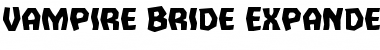 Download Vampire Bride Expanded Font Download Vampire Bride Expanded Font