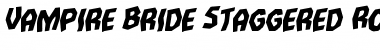 Download Vampire Bride Staggered Rotalic Font Download Vampire Bride Staggered Rotalic Font