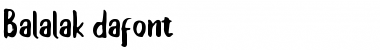 Download Balalak Font Download Balalak Font