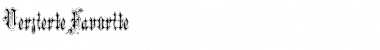 Download Verzierte Favorite Font Download Verzierte Favorite Font