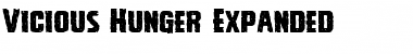 Download Vicious Hunger Expanded Font Download Vicious Hunger Expanded Font