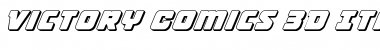 Download Victory Comics 3D Italic Font Download Victory Comics 3D Italic Font