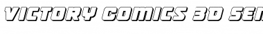 Download Victory Comics 3D Semi-Italic Font Download Victory Comics 3D Semi-Italic Font