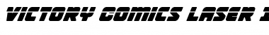 Download Victory Comics Laser Italic Font Download Victory Comics Laser Italic Font
