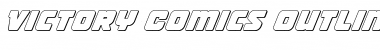 Download Victory Comics Outline Italic Font Download Victory Comics Outline Italic Font