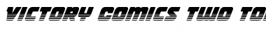 Download Victory Comics Two-Tone Italic Font Download Victory Comics Two-Tone Italic Font