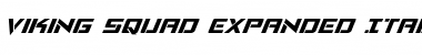 Download Viking Squad Expanded Italic Font Download Viking Squad Expanded Italic Font