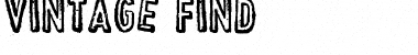 Download VINTAGE FIND Font Download VINTAGE FIND Font