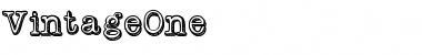 Download VintageOne Font Download VintageOne Font