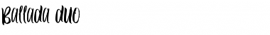 Download Ballada duo Font Download Ballada duo Font