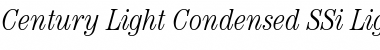 Download Century Light Condensed SSi Font Download Century Light Condensed SSi Font