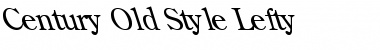 Download Century Old Style Lefty Font Download Century Old Style Lefty Font