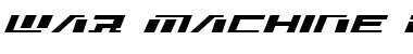 Download War Machine Expanded Font Download War Machine Expanded Font
