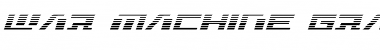 Download War Machine Gradient Font Download War Machine Gradient Font